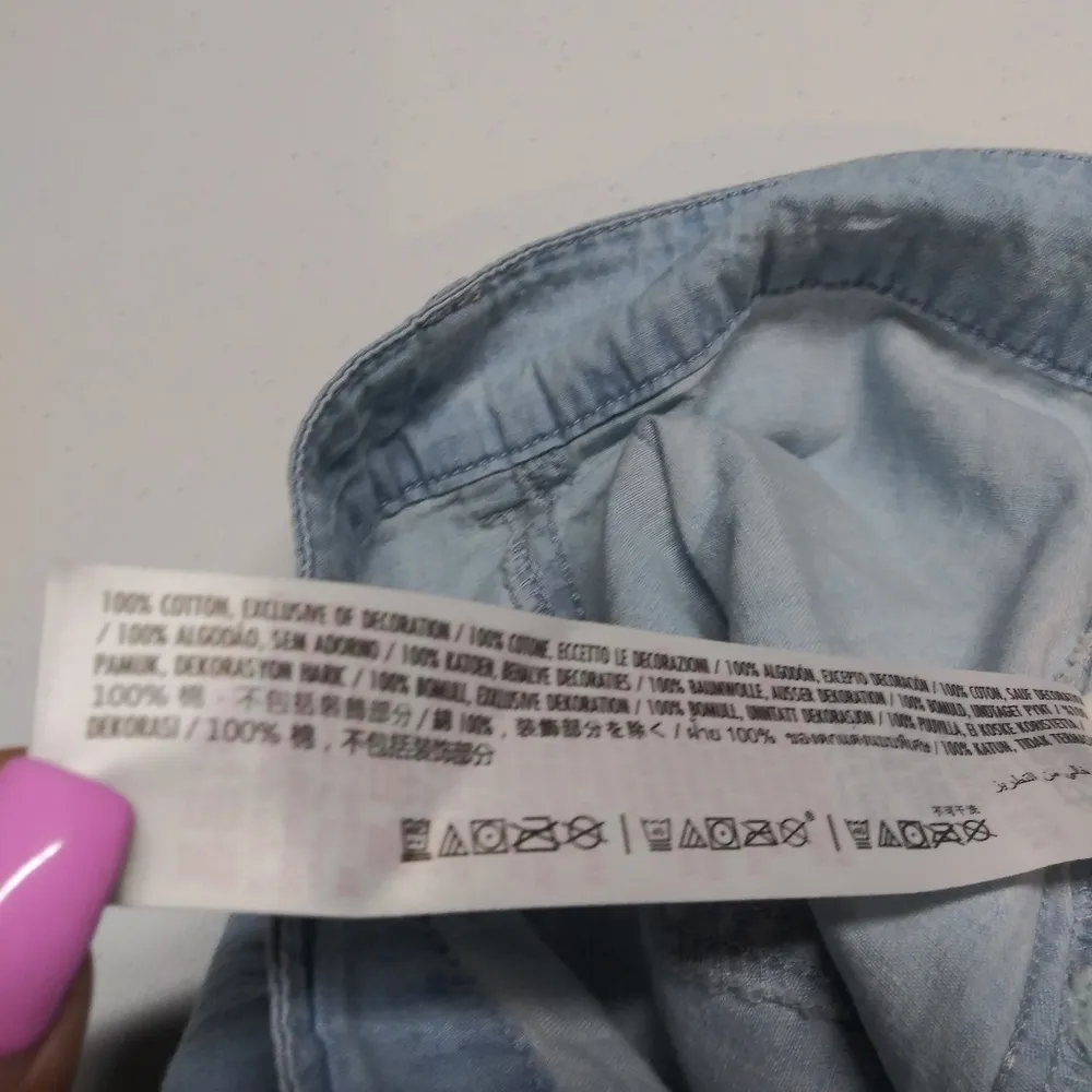 Disney Store Mickey and Minnie Cotton A Line Denim Skirt Vacation Size XL - Image 9