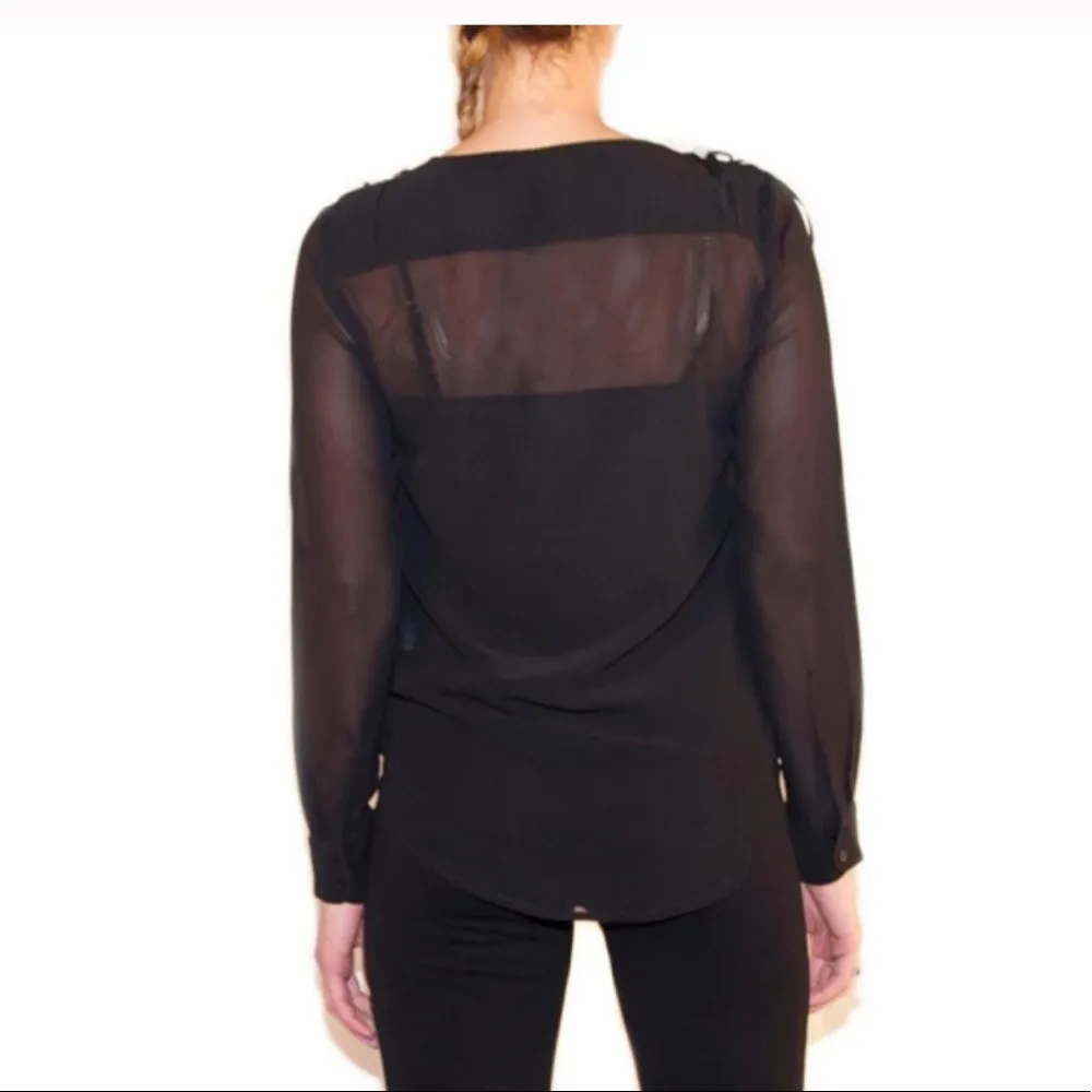 Yoana Baraschi Grand Illusions Wrap Fringe Blouse - Image 2