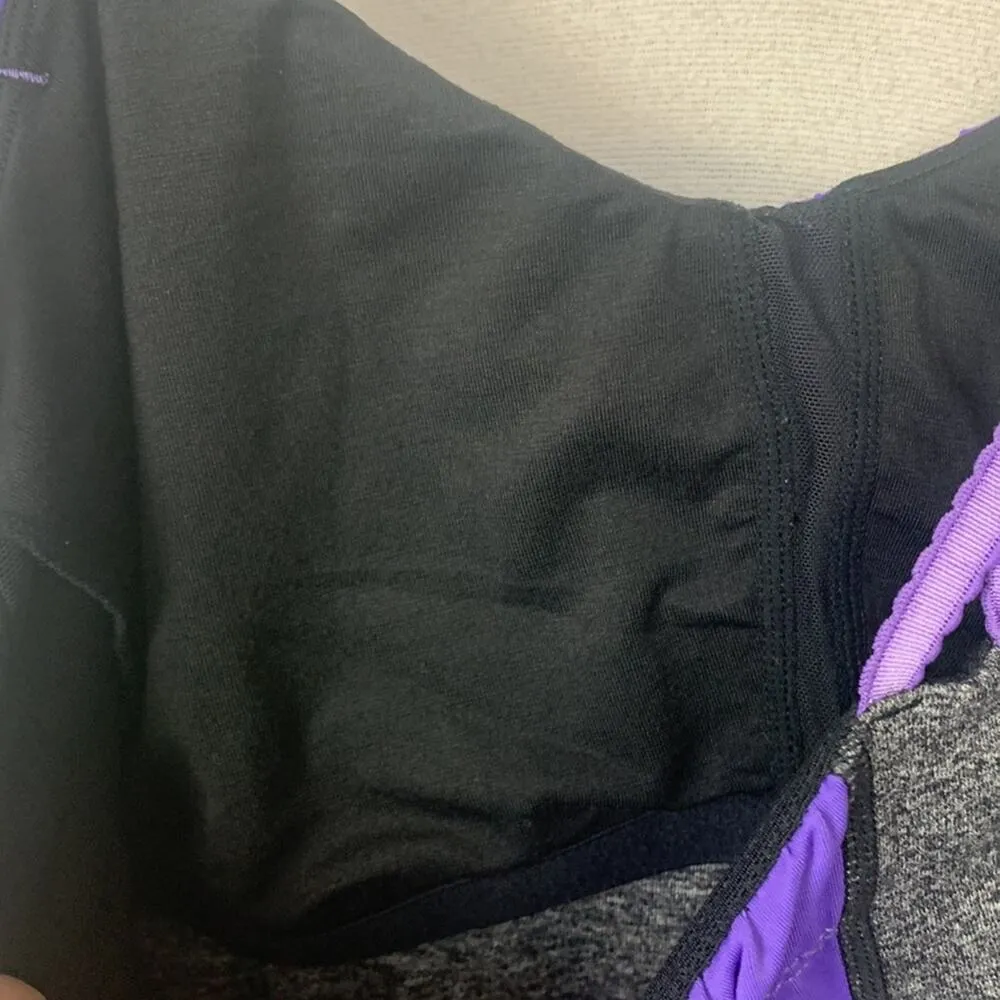 Lululemon size 6 yogi dance tank purple heathered gray gym yoga workout top - Image 10