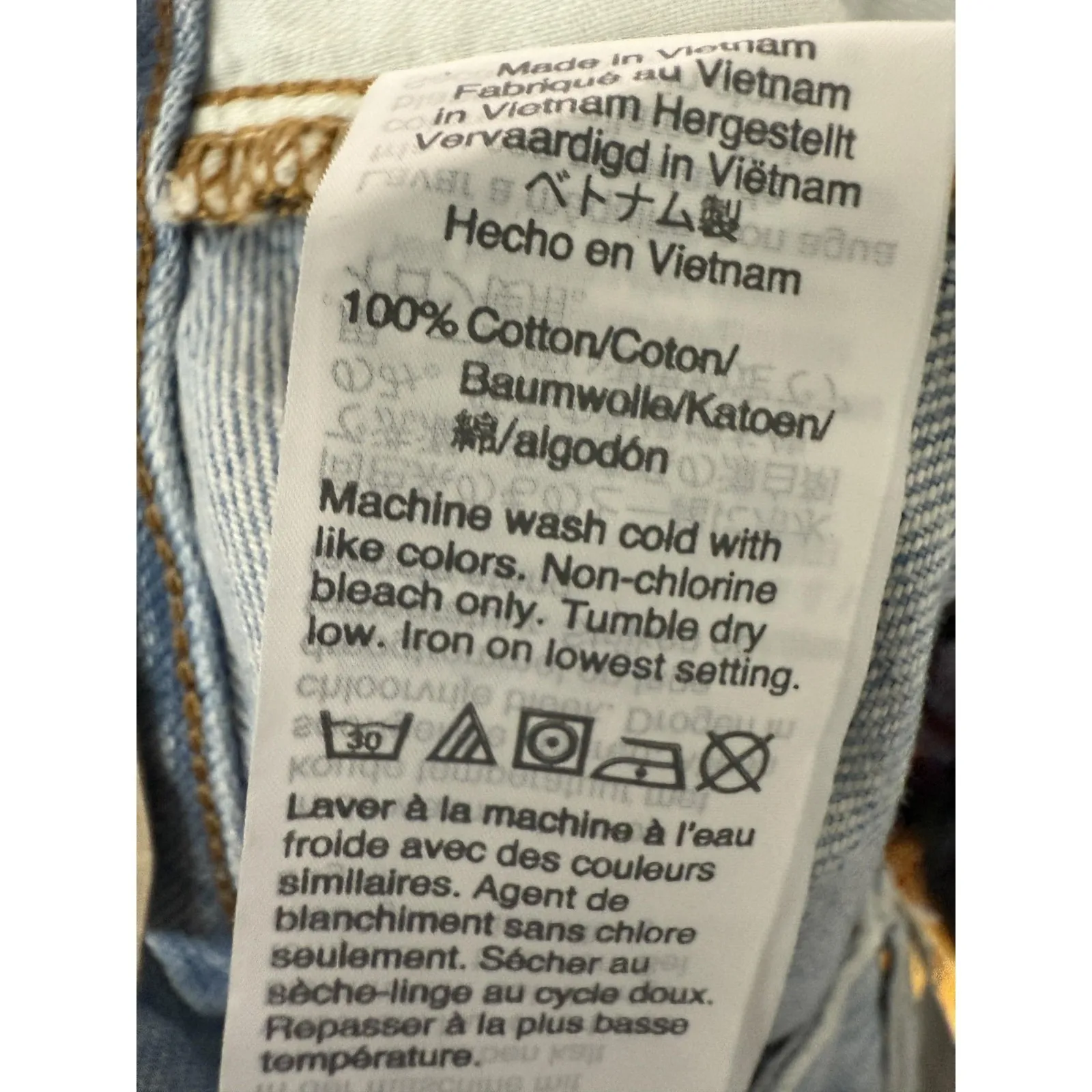 Madewell Jeans Womens 31 Blue Light Wash The Curvy Perfect Vintage Jean Denim‎ - Image 4