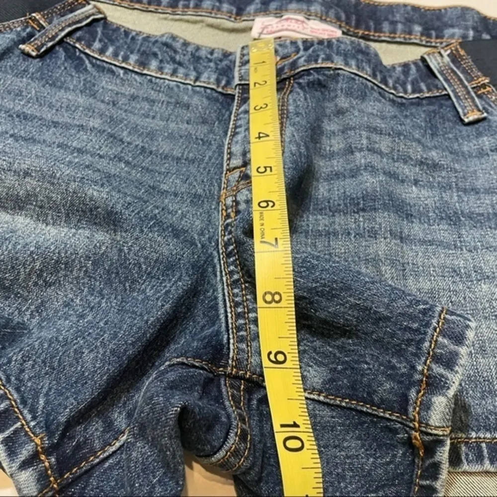 NWT Under Belly  Blue Jean Shorts Stretch Medium Wash Denim New - Image 6