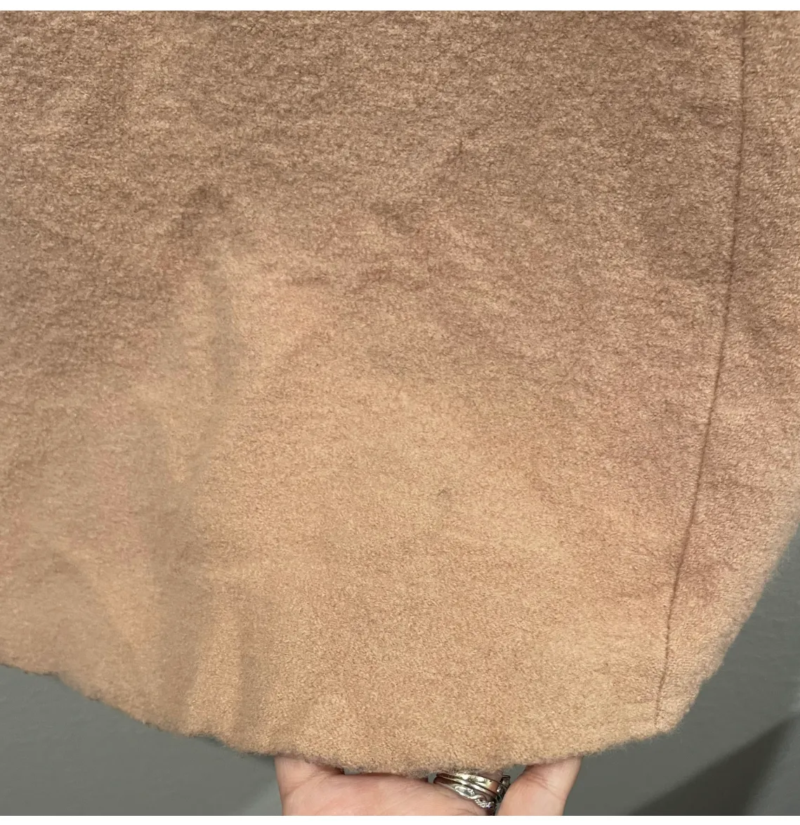 Anthropologie MOTH Peach Open Wool Cardigan - Image 5