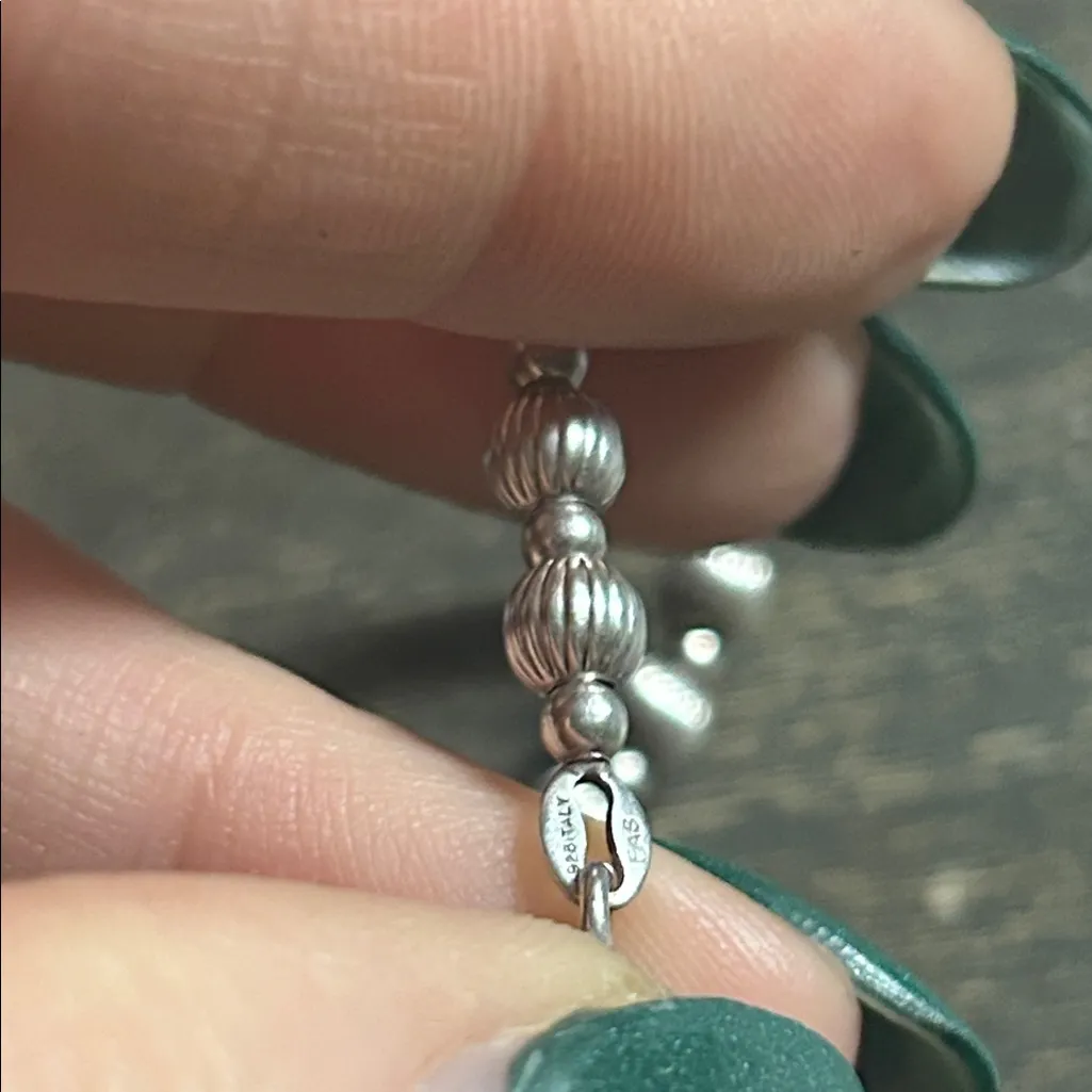 FAS Sterling Silver Desert Pearl Beaded Bracelet - Image 3