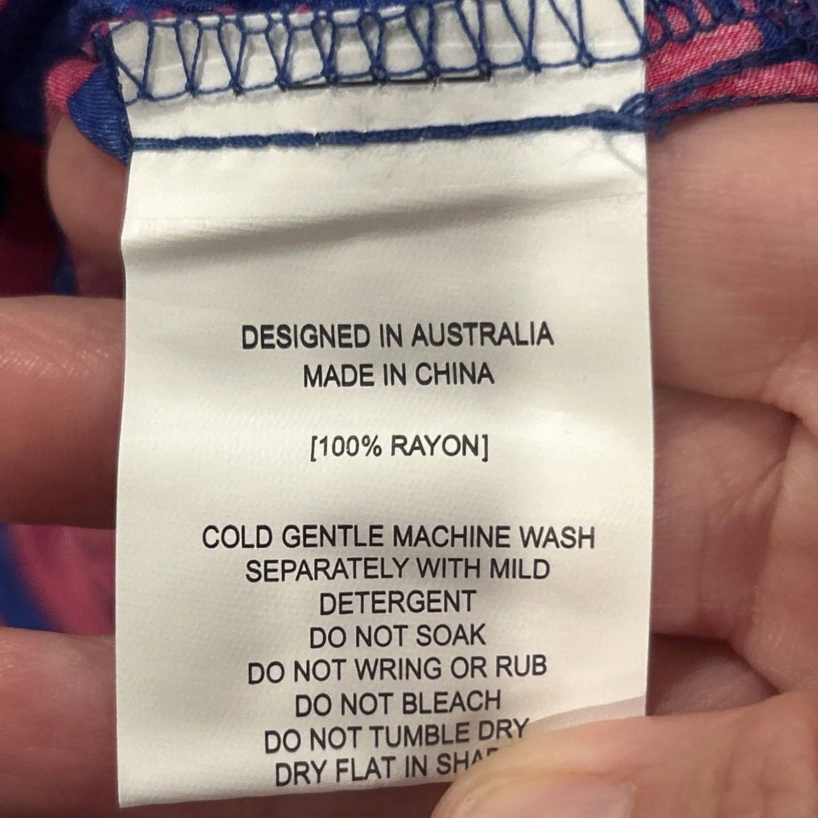 Abel the Label Maxi Skirt Womens Small Cassidy Blue Pink Floral New - Image 5