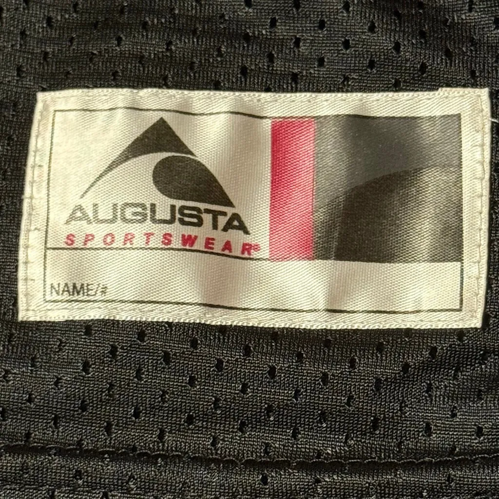 Augusta Cheerleader Mesh Jersey Black Neon Green -M - Image 6