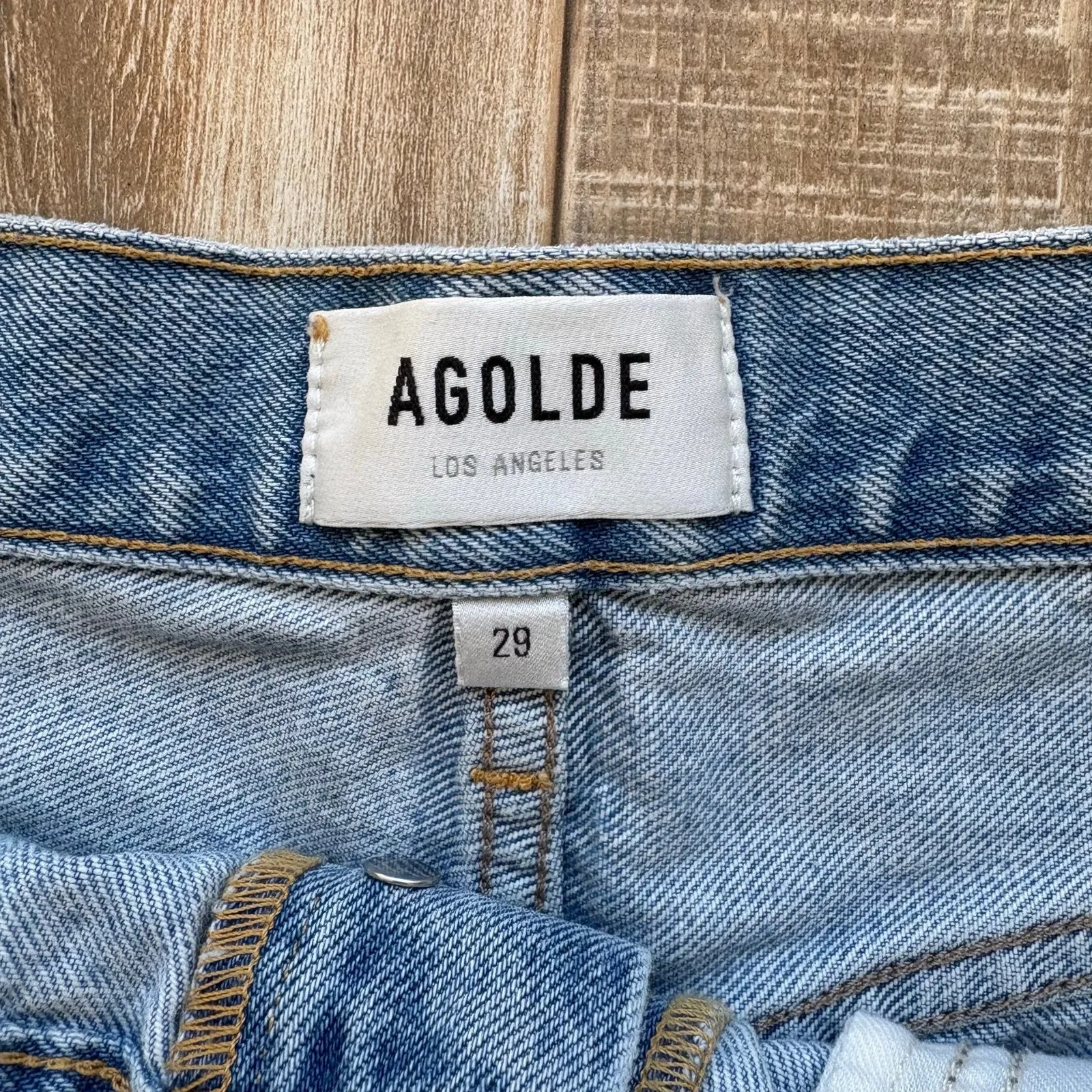 AGOLDE Parker Long Shorts in Swapmeet Size 29 - Image 2
