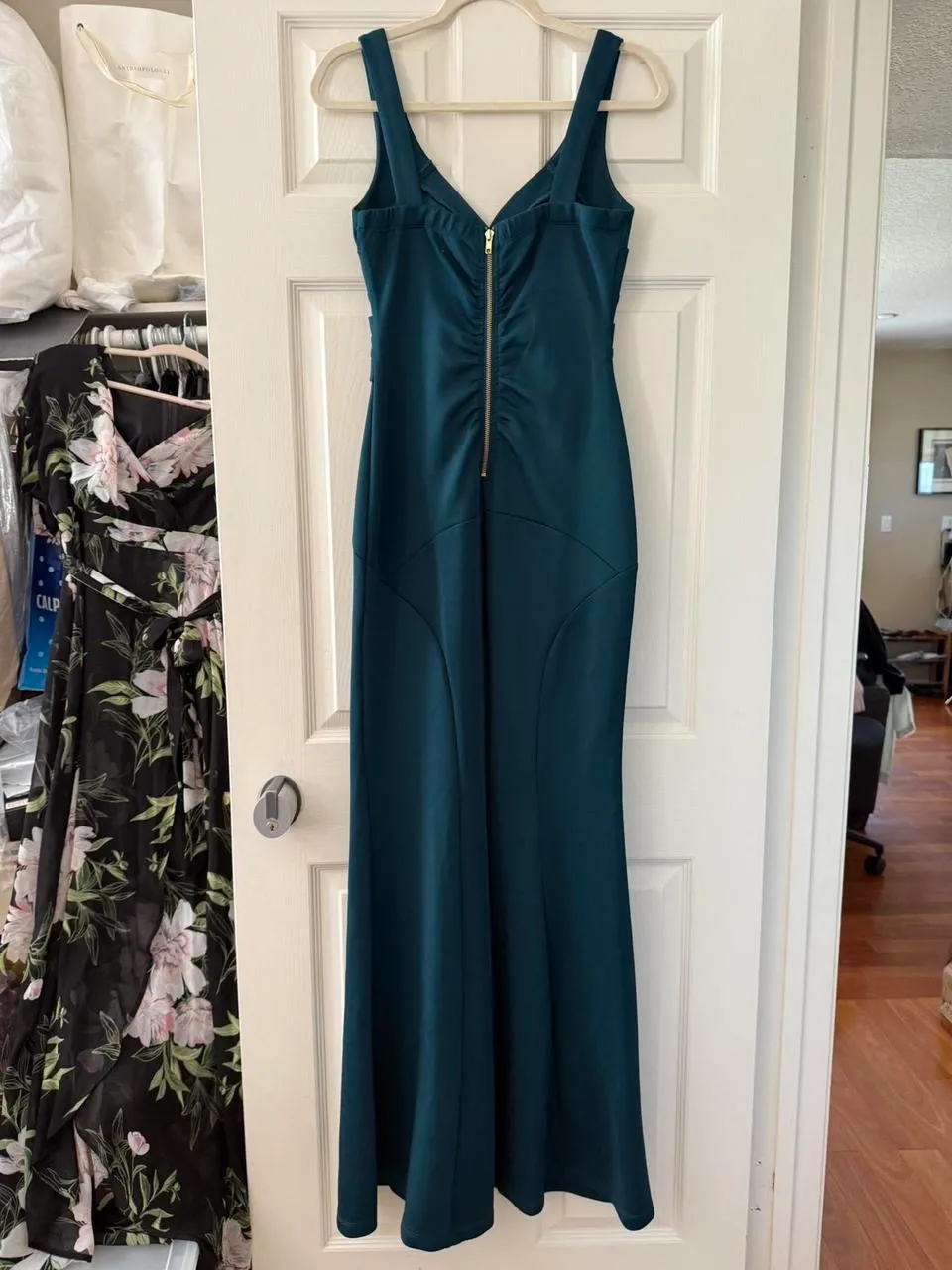 Emerald Sundae Emerald Green Long Evening Maxi Dress - Image 7