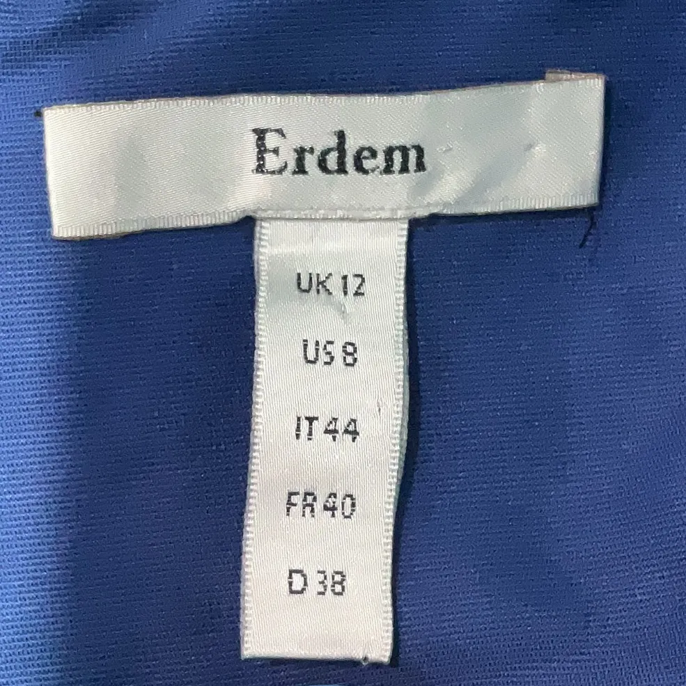 Erdem Blue Black Lace Sleeveless A - Image 4