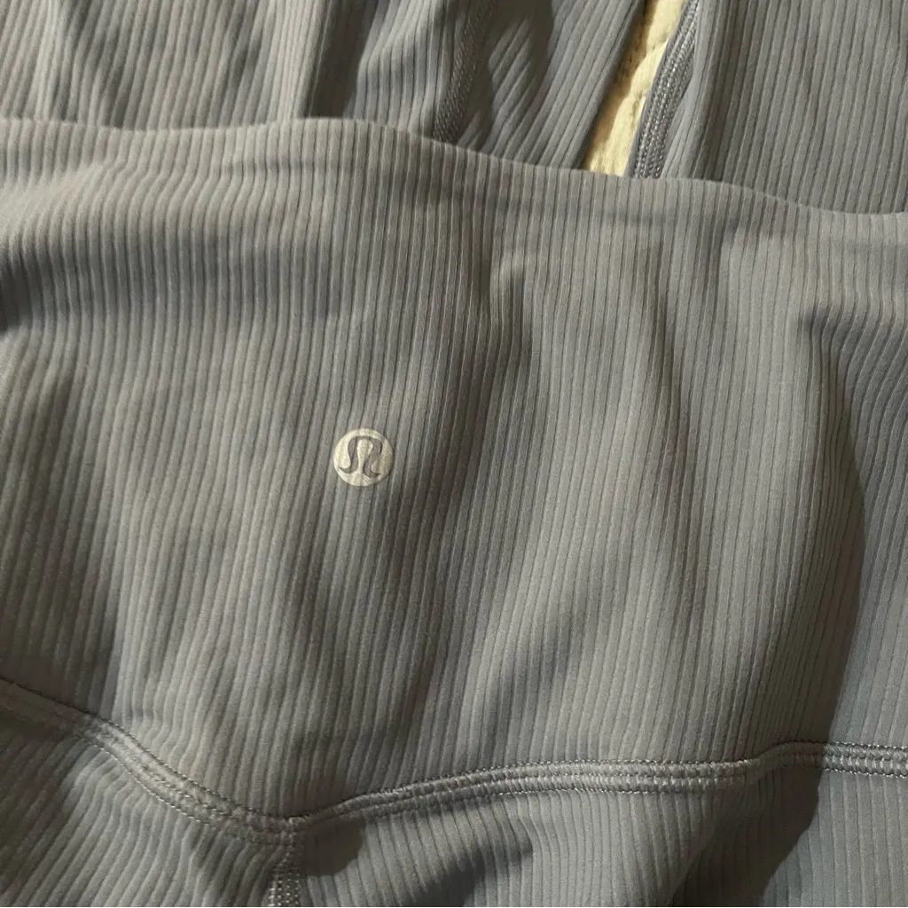 Lululemon align mini flares ribbed Belgium blue size 6 - Image 4