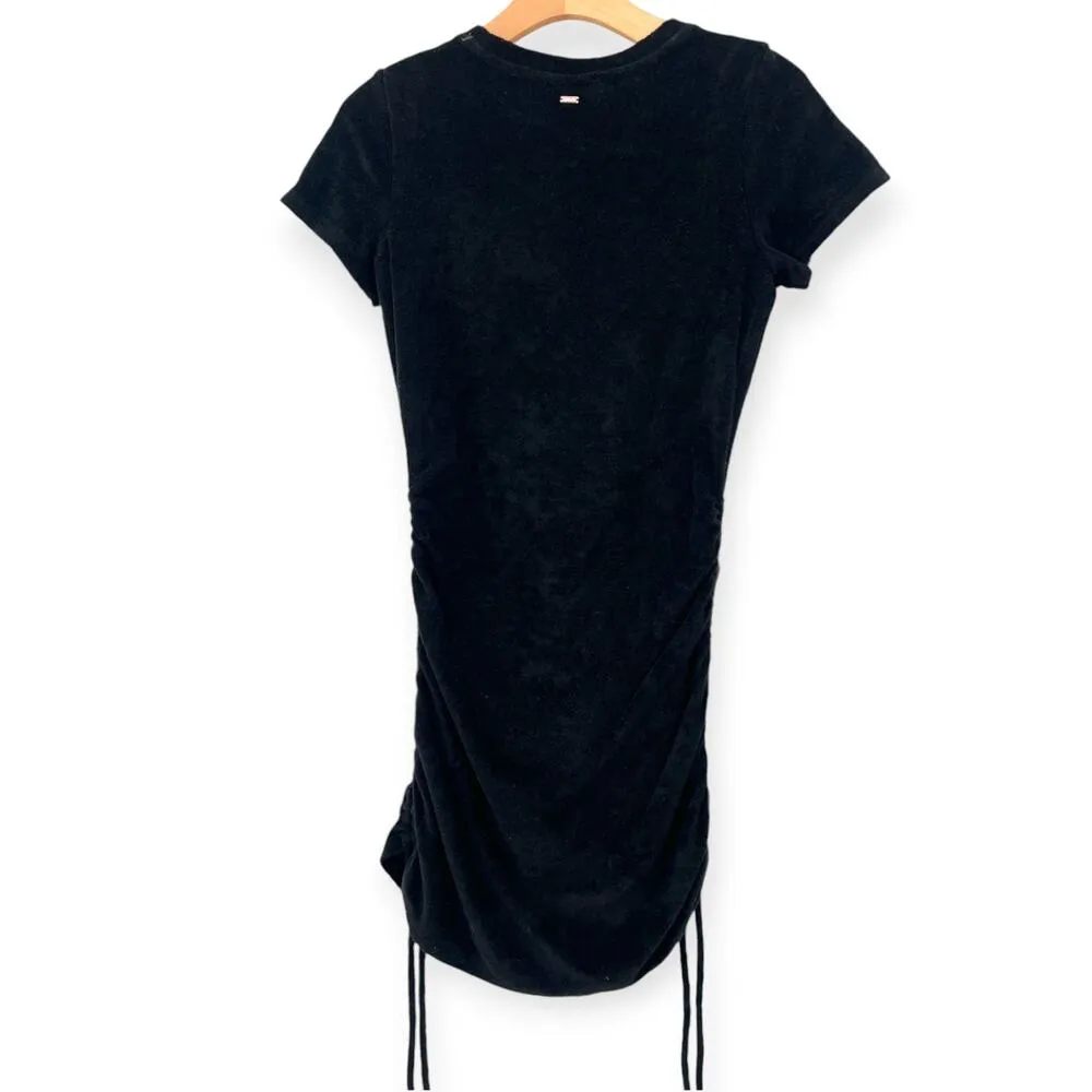 Victoria's Secret PINK | XS | Terry Rouched Sides Mini Dress Swim Coverup Black - Image 5