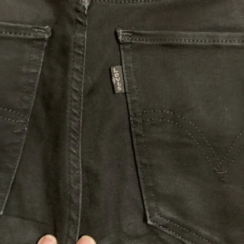 🌸Levi’s Black Mile High Super Skinny Black label & Tag Denim Jeans #Pk - Image 7