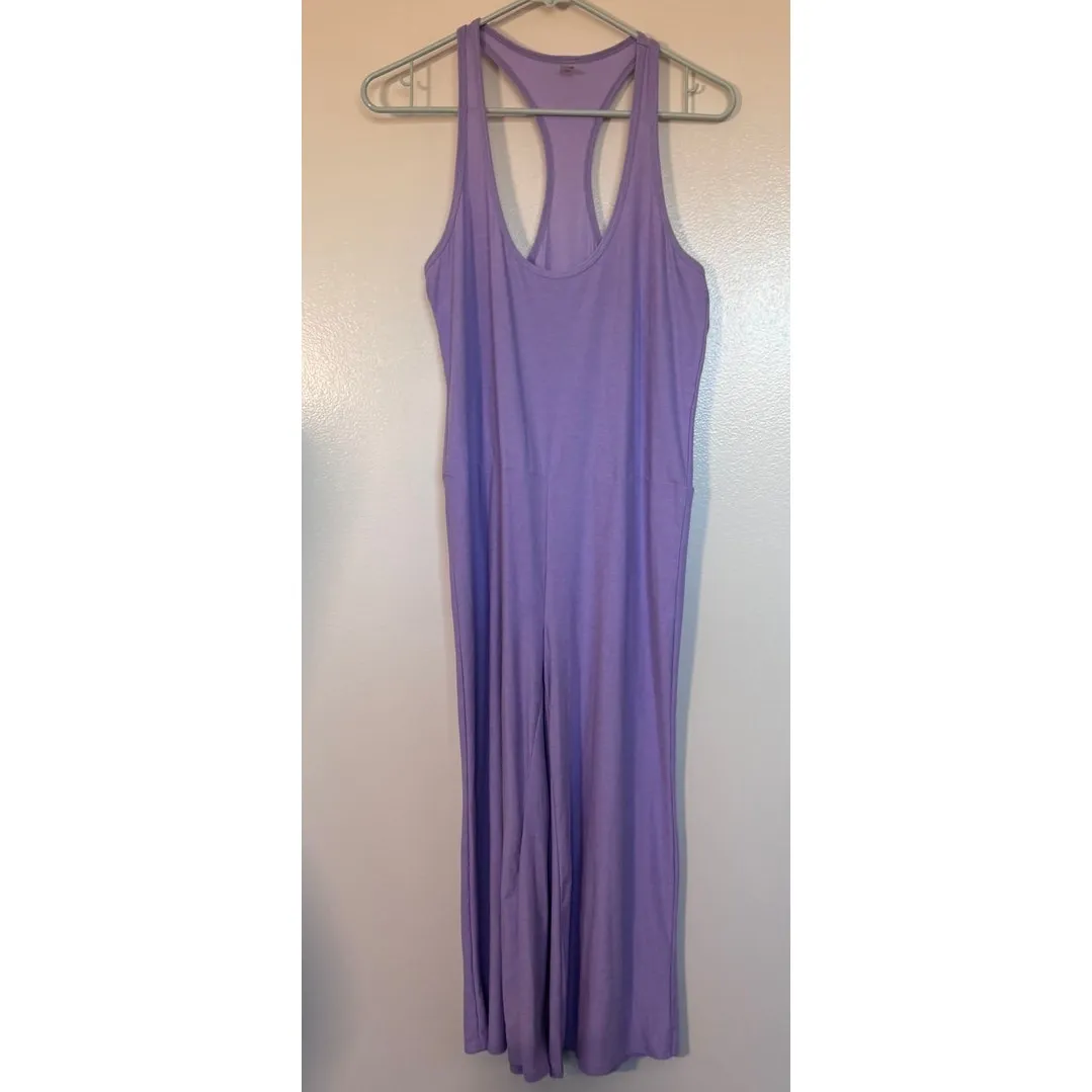 Beyond Yoga Featherweight Hang Loose Lounge Jumpsuit in Purple Size Small - Image 2