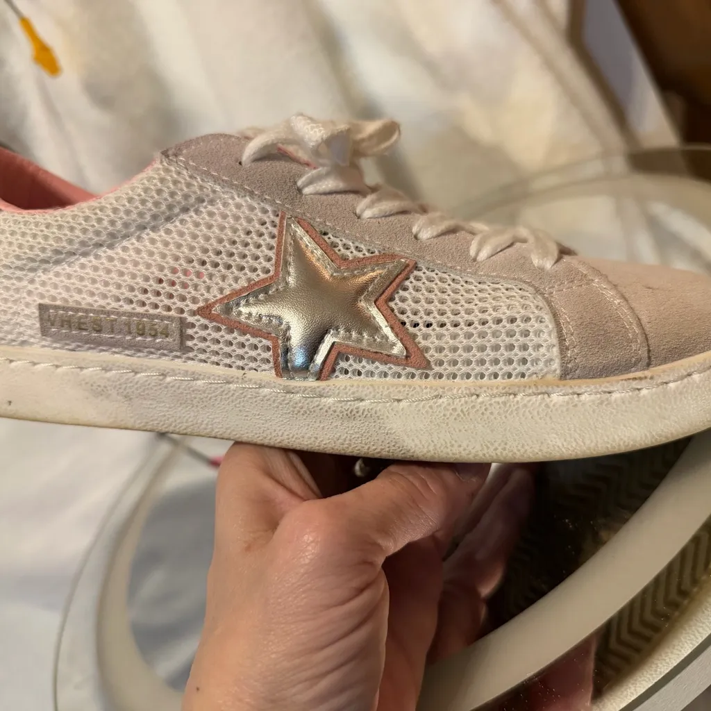 Vintage Havana Carla White and Silver Star women’s Sneakers size 7.5 new - Image 13