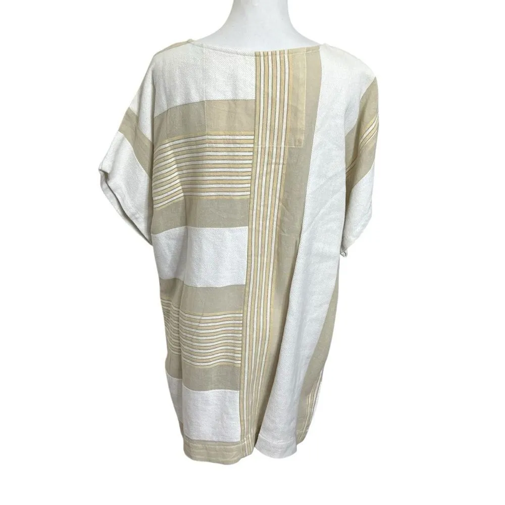 Ace & Jig Clarke Tunic Dress Women’s Size Small Cotton Solstice Stripe Mini - Image 5