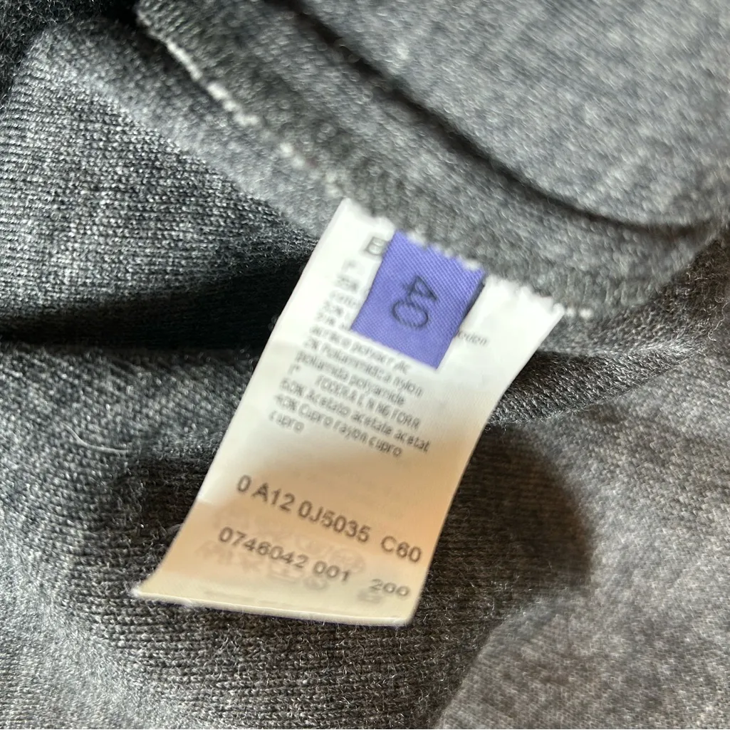 Les Copains Blue Euro 40 Womens 8 winter sweater sheath dress long sleeve - Image 5