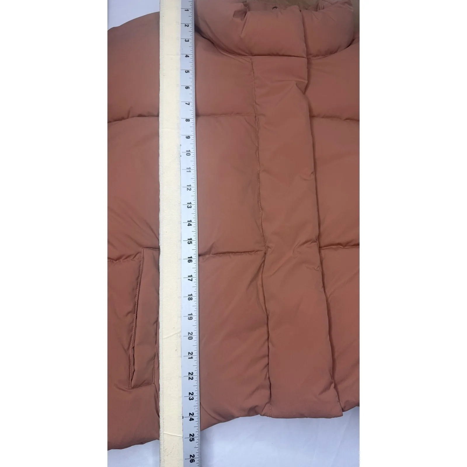 Amazon Essentials Womens Plus Size 6X Puffer Jacket Light Brown Water-Resistant - Image 10