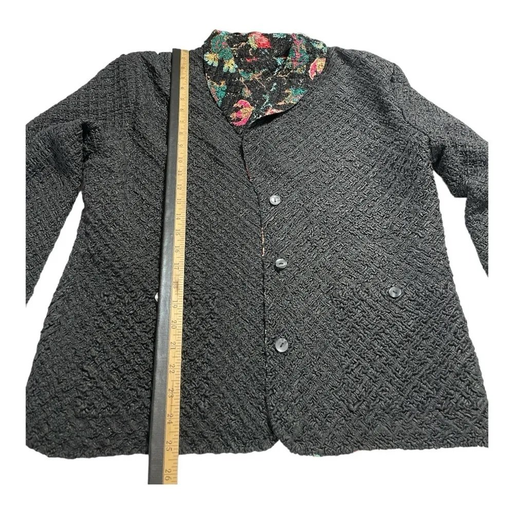 No Brand Reversible Floral Blazer Size L/XL Pink - Image 11