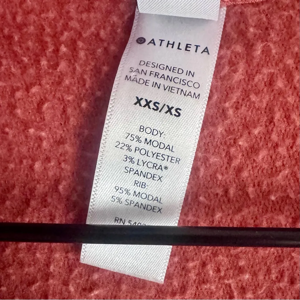 Athleta Terracotta Cocoon Wrap Yoga Oversized Cardigan Etruscan Red Size XS - Image 10