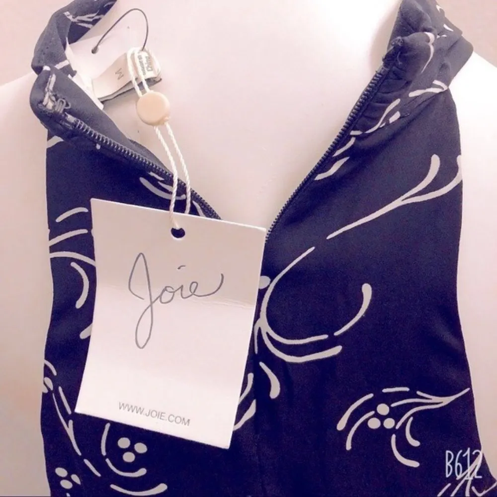 Joie Blouse Cedra Floral 100% Silk Halter Neck Sleeveless Top Size M New w/Tag - Image 8