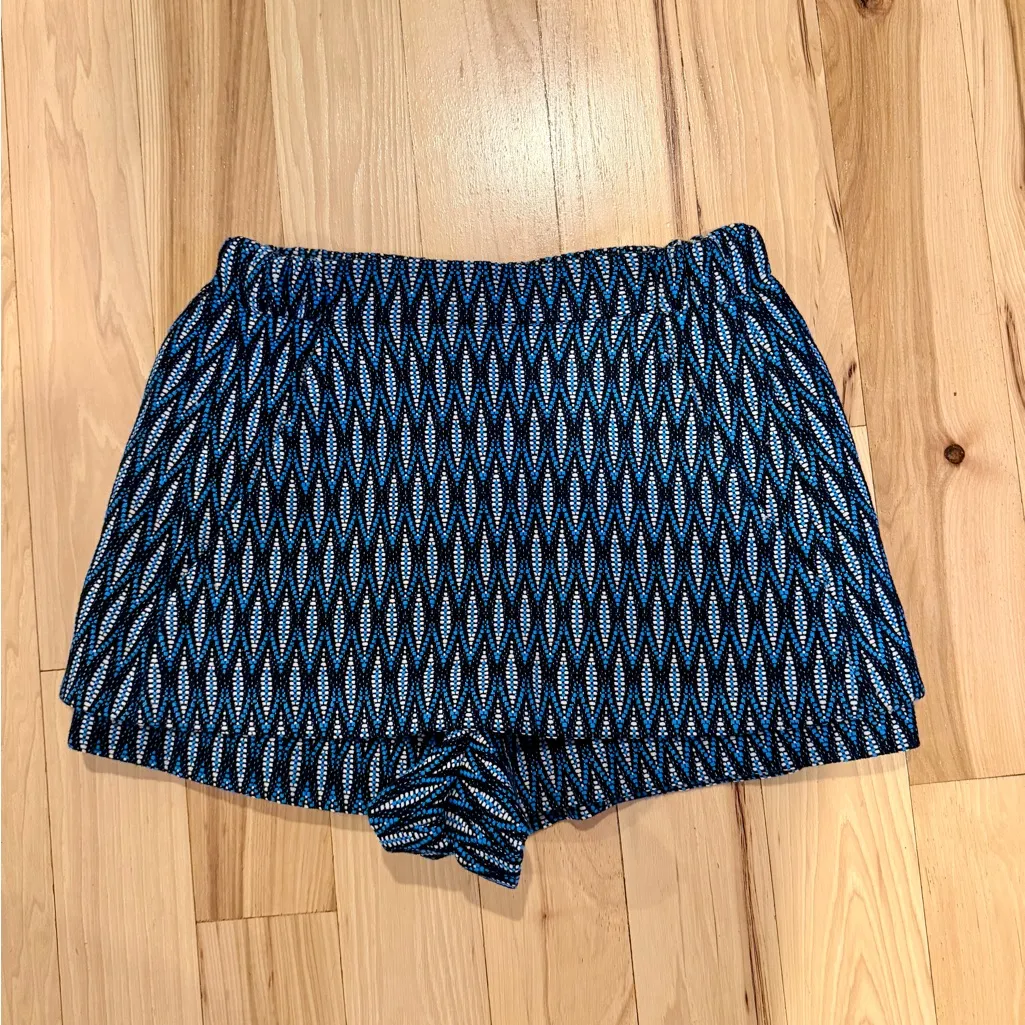 Maje Paco Jacquard Blue Skort Size 34 (Small) - Image 4