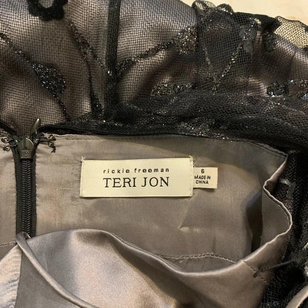 Rickie Freeman for Teri Jon Black Satin Intimates - Image 3