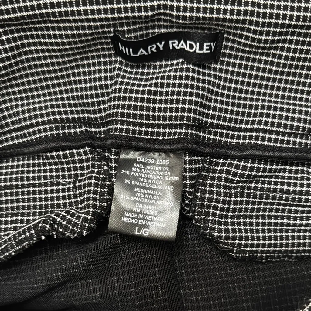 Hilary Radley Women's Black Patterned Pants - Image 7