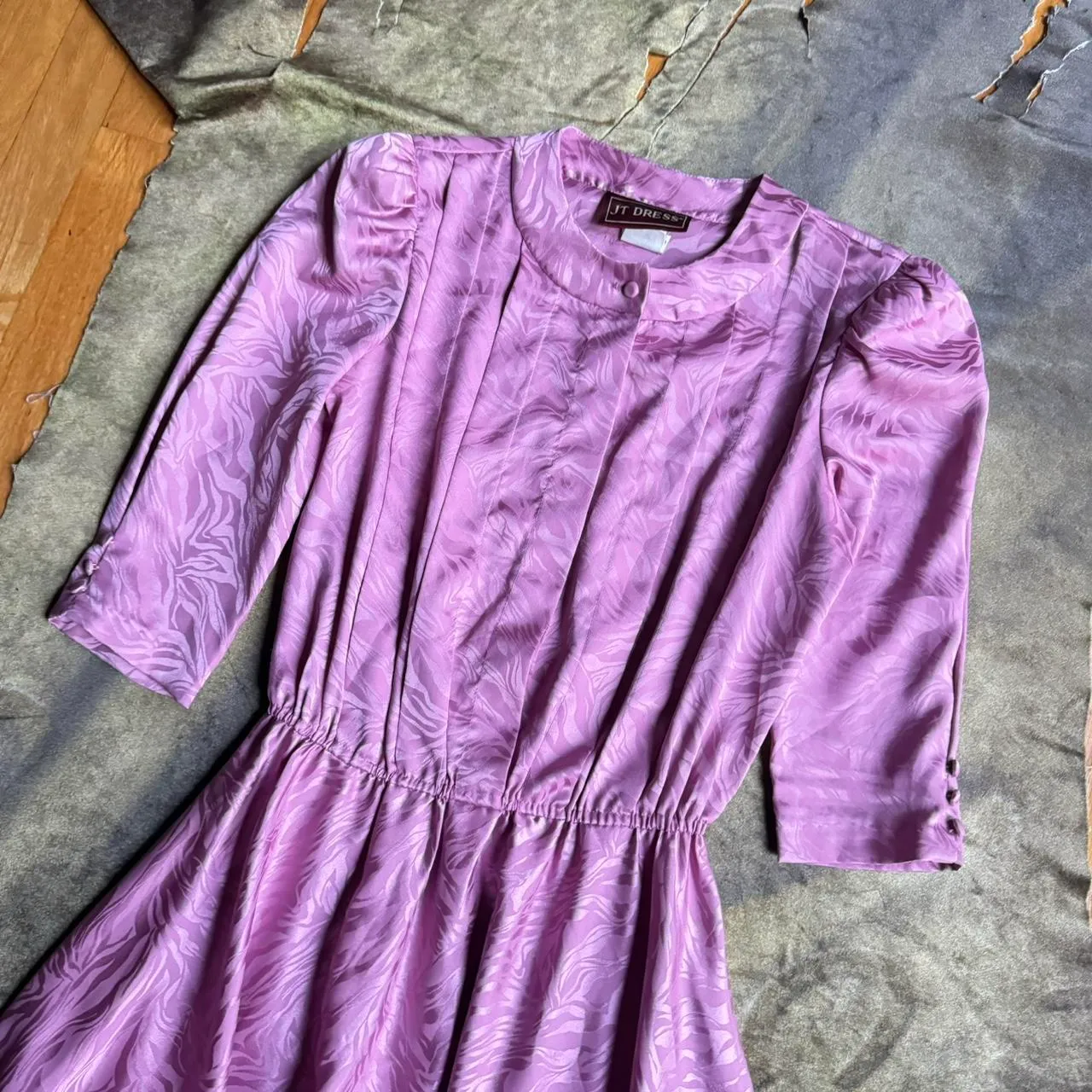 American Vintage Pink Coquette Doll Short Sleeve Dress - Image 2