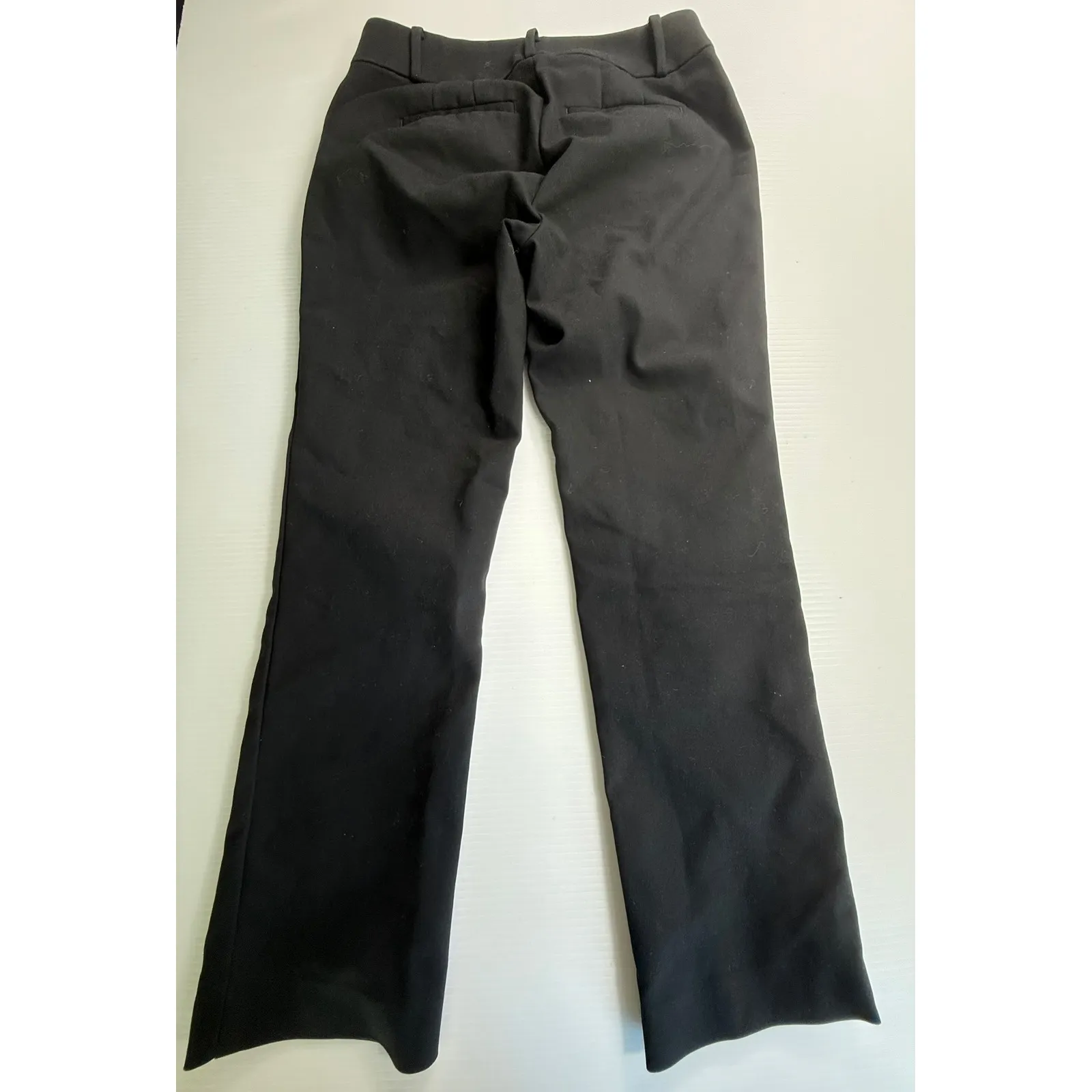 LOFT Petite Julie Straight Leg Black Career Dress‎ Pants Size 0P - Image 6