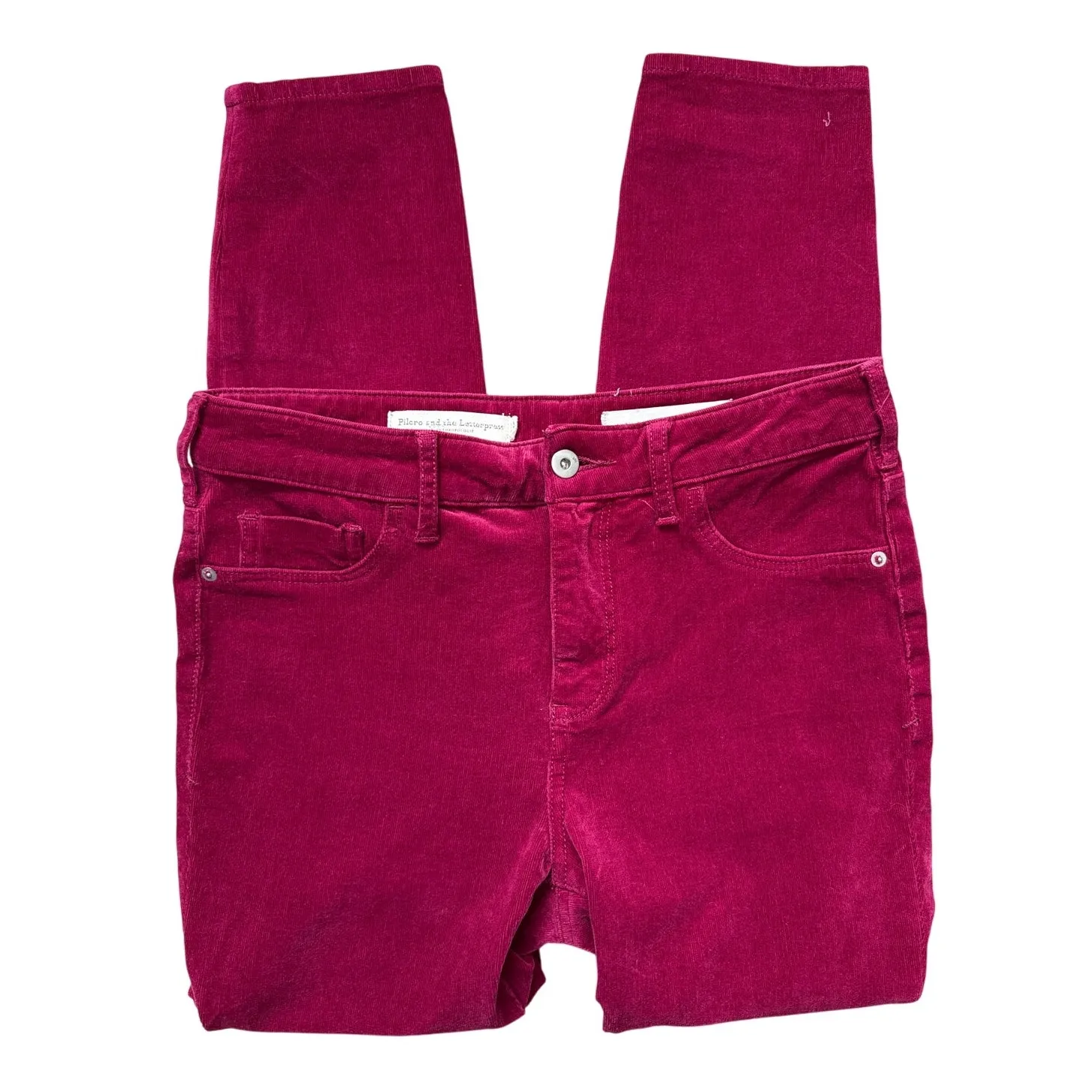 Anthropologie Pilcro High-Rise‎ Skinny Jeans Magenta Size 29 - Image 4
