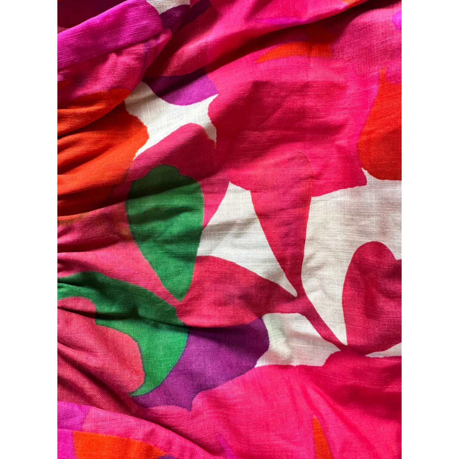 MISA LOS ANGELES Floral Ruffle Sleeve Square Neck Tie Back Mini Dress M - Image 7