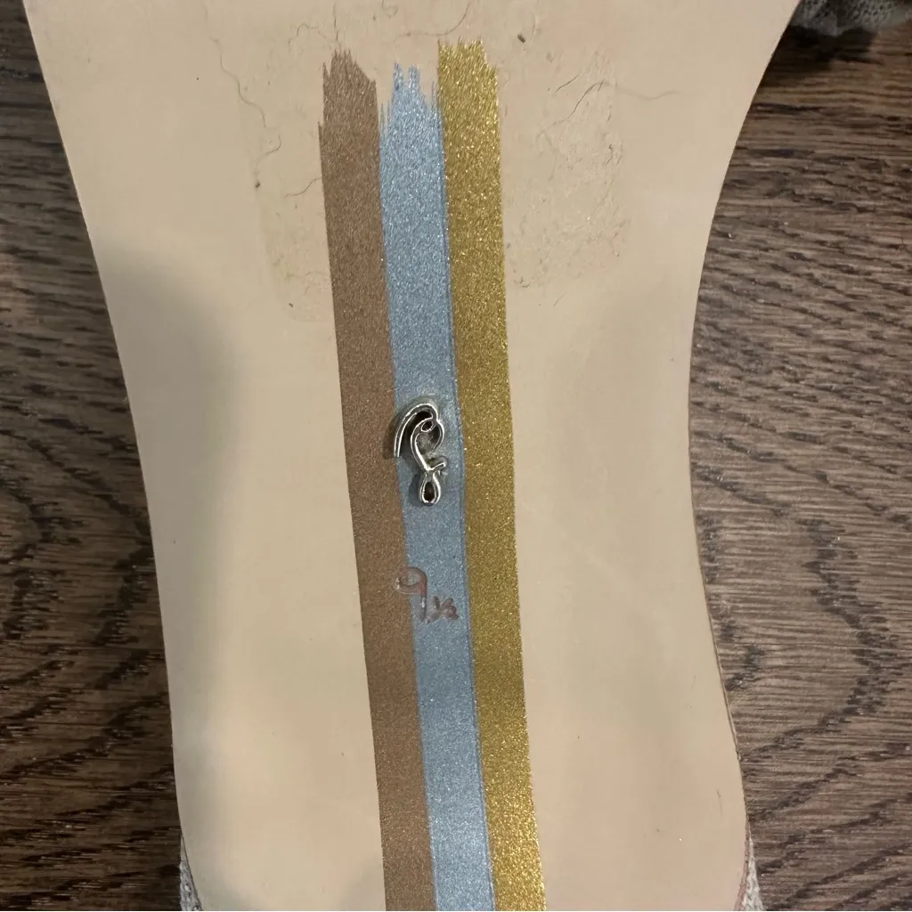 Sam Edelman Kady Beige Fabric Ruched Mule Heels Size 9.5 - Image 7