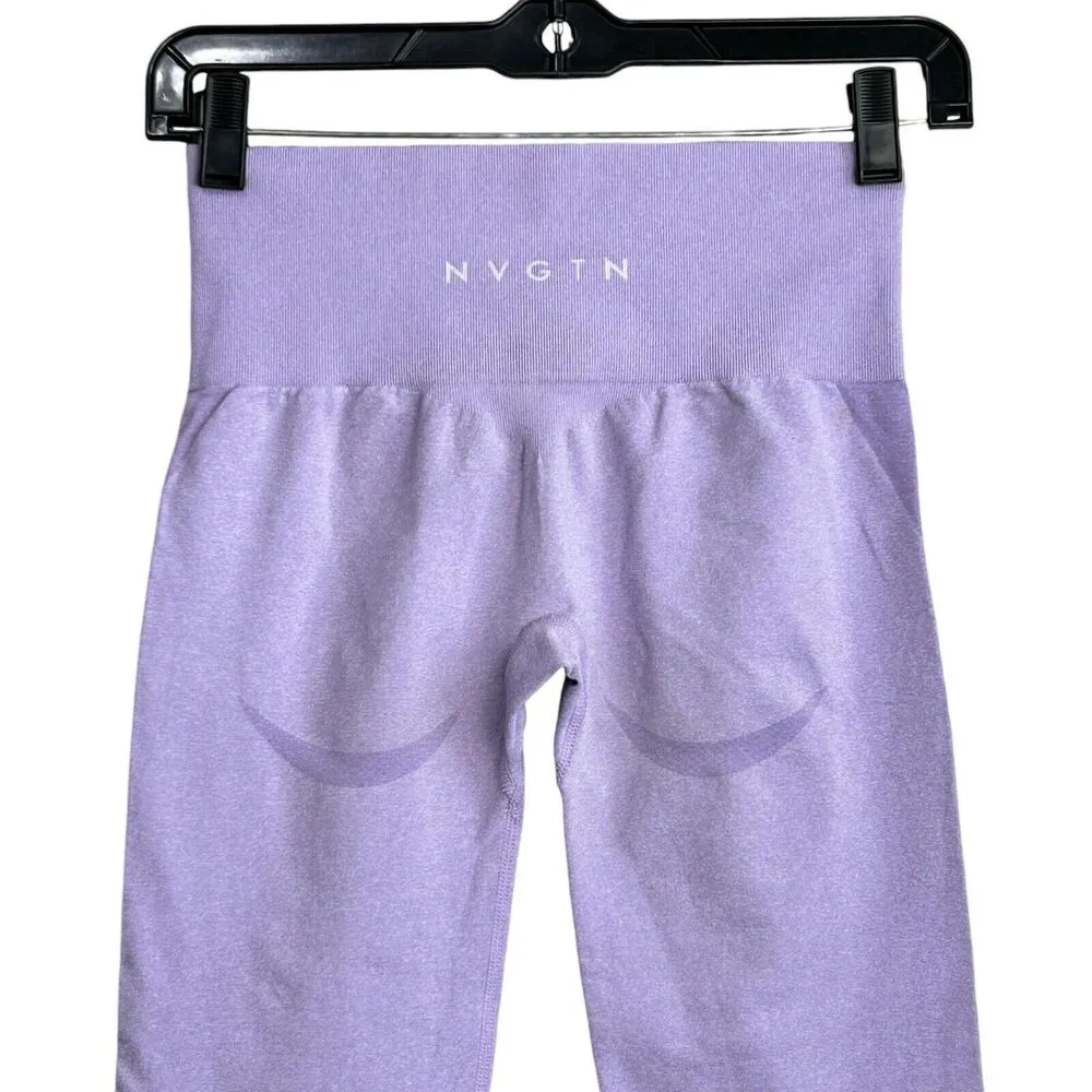 NVTGN lilac contour leggings Size Small High Waisted Seamless Full Length - Image 3