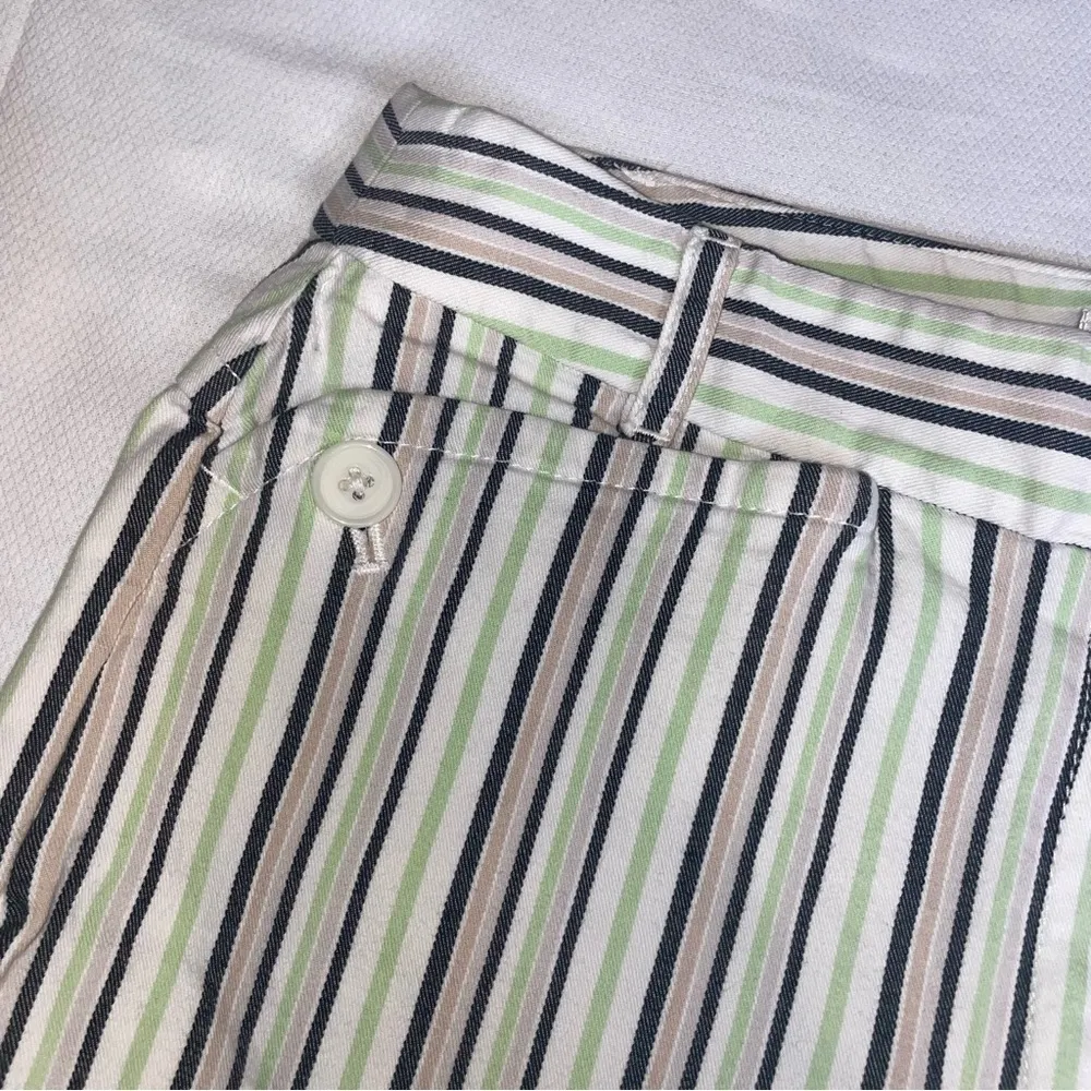 Ann Taylor LOFT Marisa Striped Cropped Pants | Size 4 | Nautical Preppy Resort - Image 5