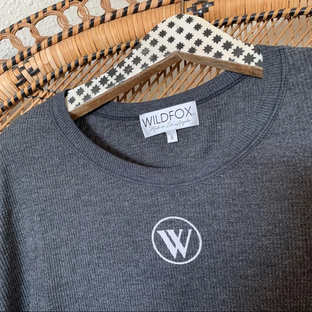 ☀️Charcoal wildfox thermal top - Image 2