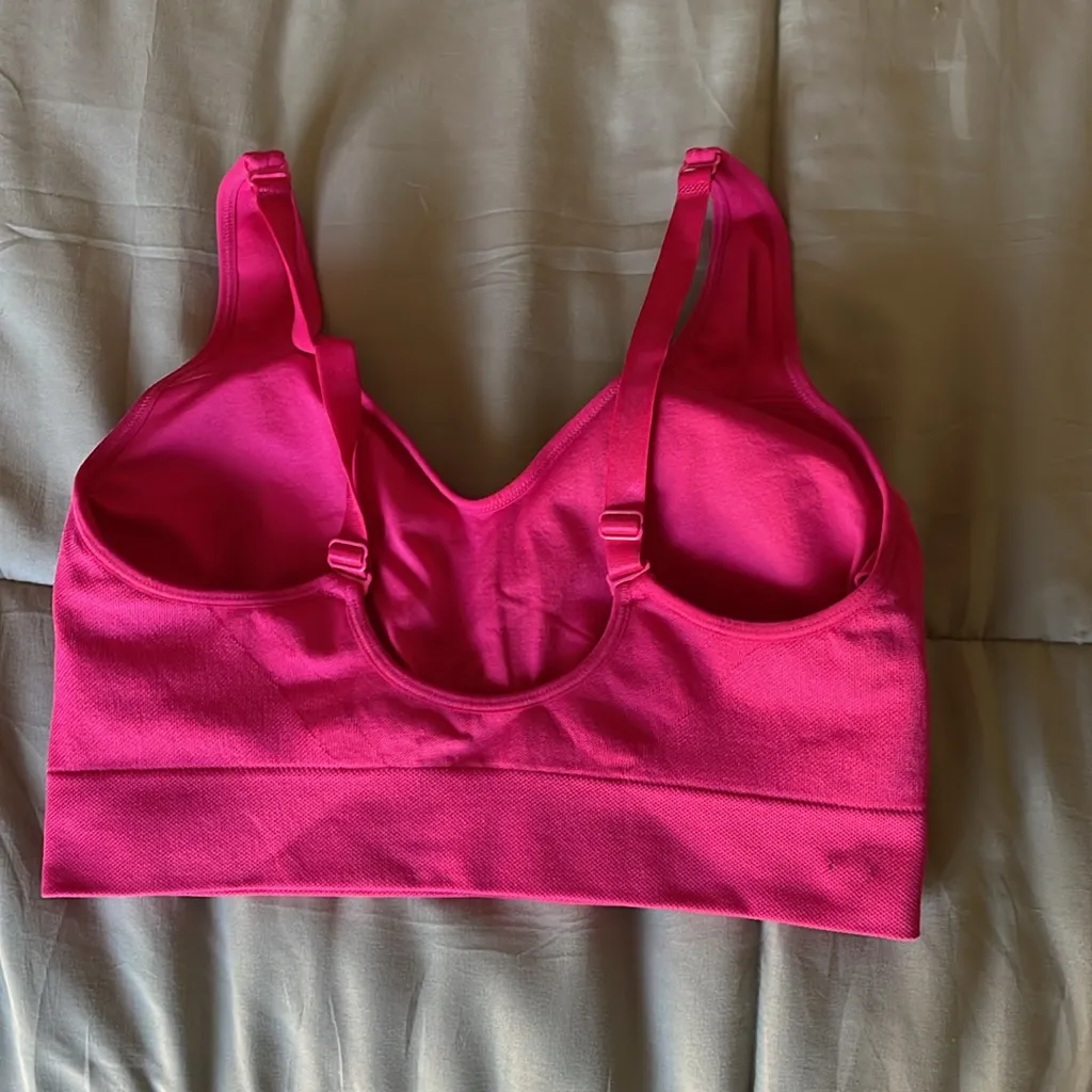 Pink Puma Sports Bra - Image 2