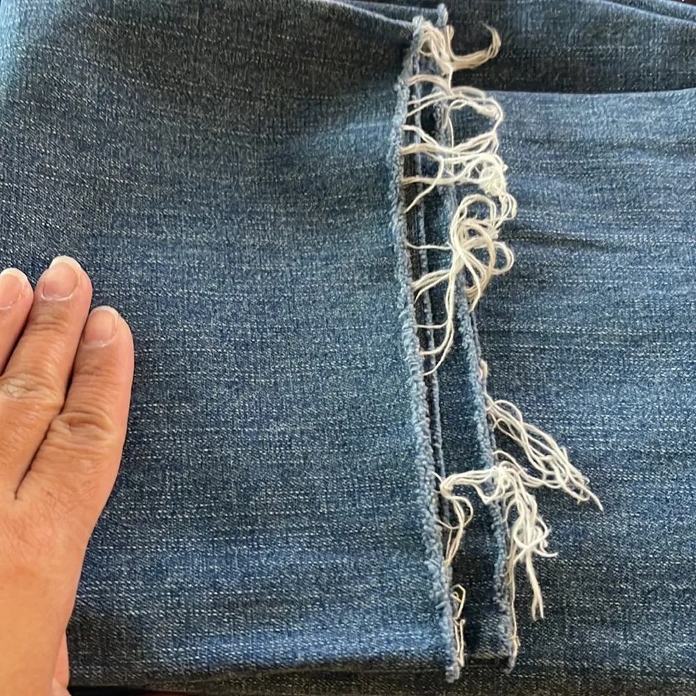 Vintage VTG Lucky Brand Dungarees Denim Blue Jeans Jeans Size 6/28 EUC #7826 - Image 9