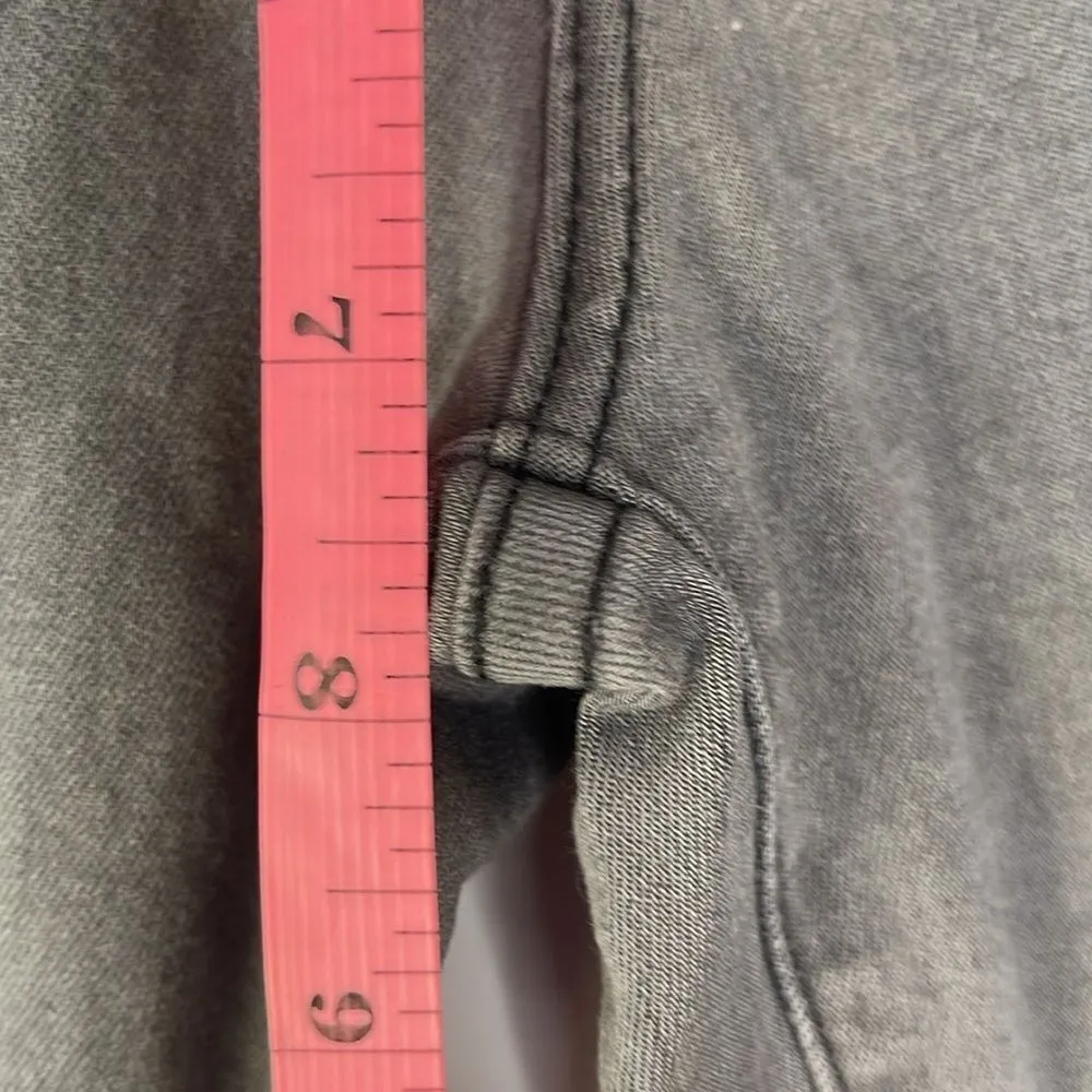 Frame Jeans Le Skinny de Jeanne Low Rise Stretch Distressed Denim Gray - Image 8