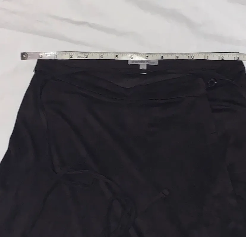 Suede Mini Wrap Skirt Brown Medium - Image 5