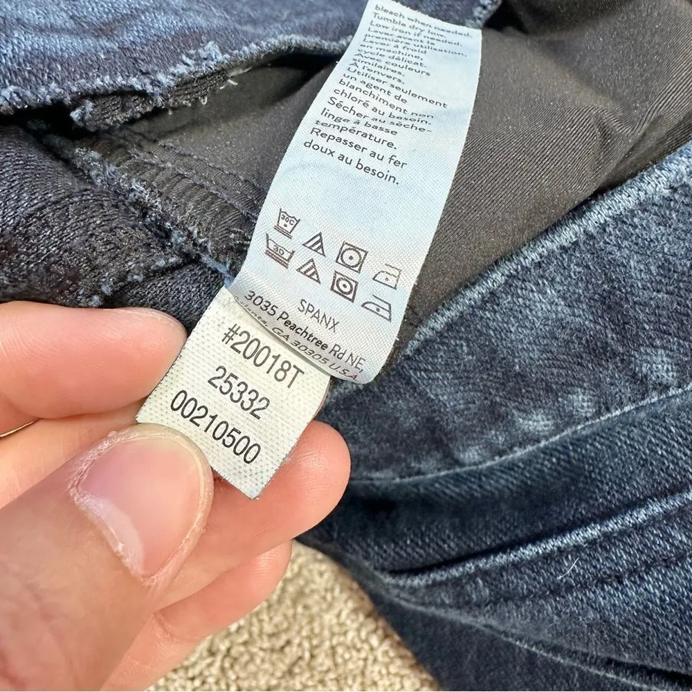 Spanx Ankle Jean-Ish Leggings Jeggings High-Rise Twilight Rinse Blue Size L - Image 13
