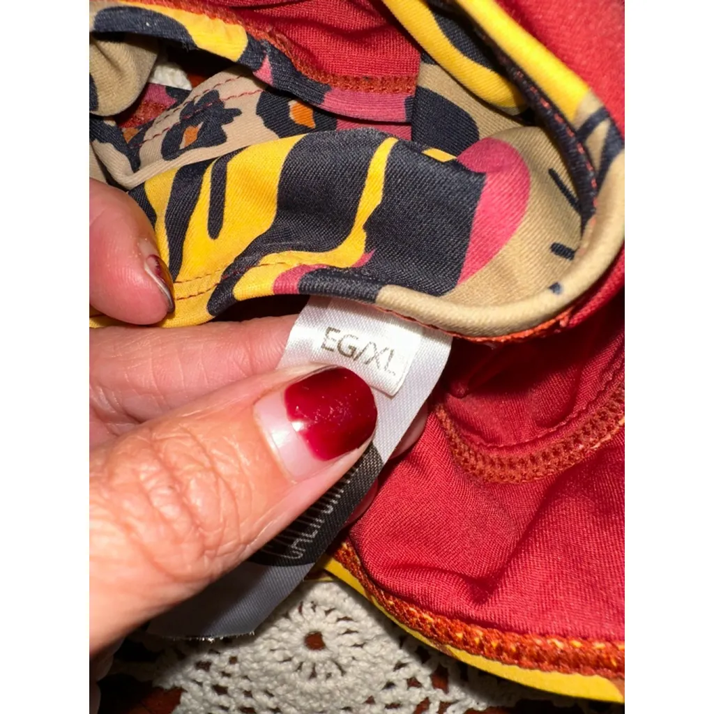 Women's Everyday California Bikini Set Size XL Multicolor Brown - Image 5