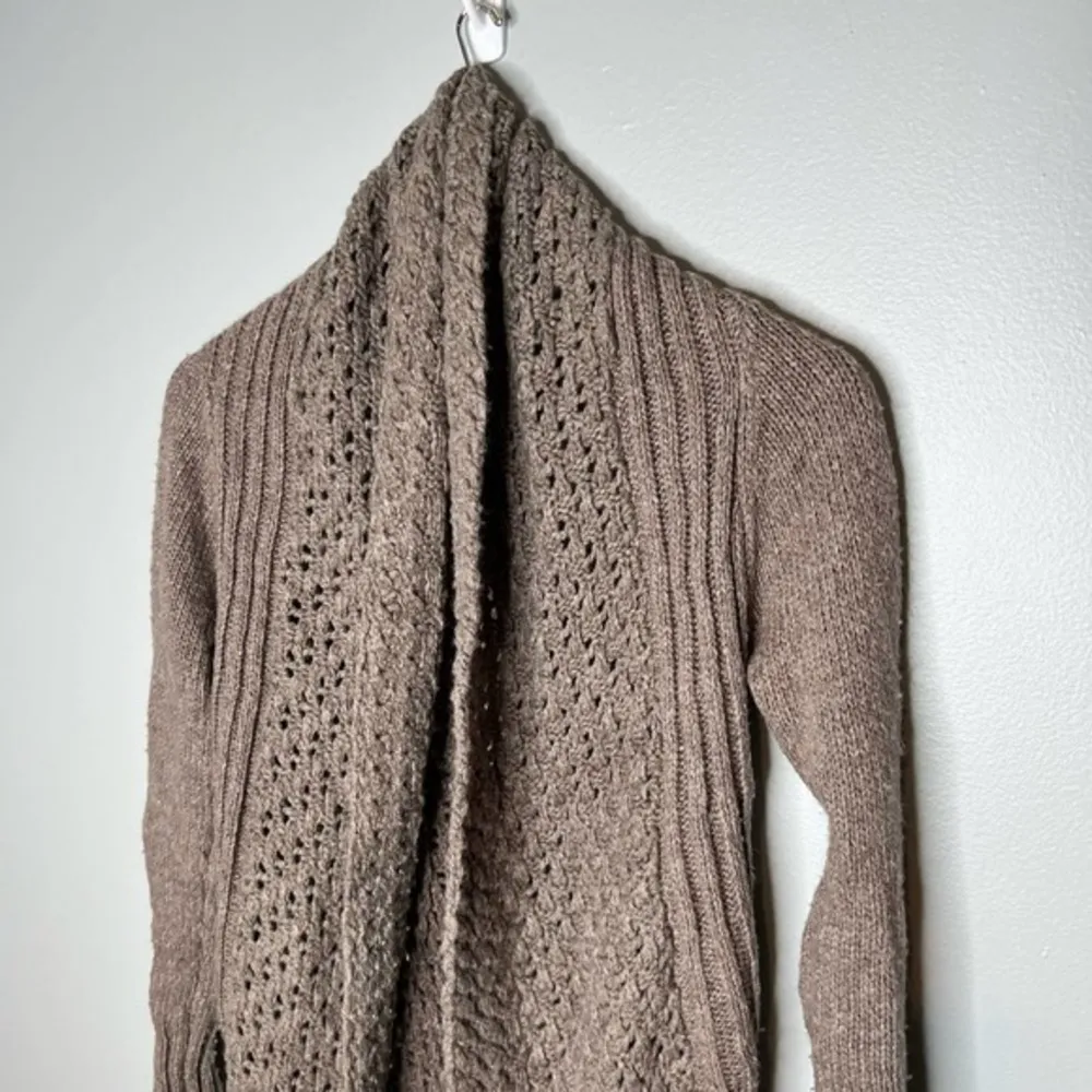 Anthropologie Angel of the North Deni Cocoon Cardigan wool blend Sweater XS - Image 6