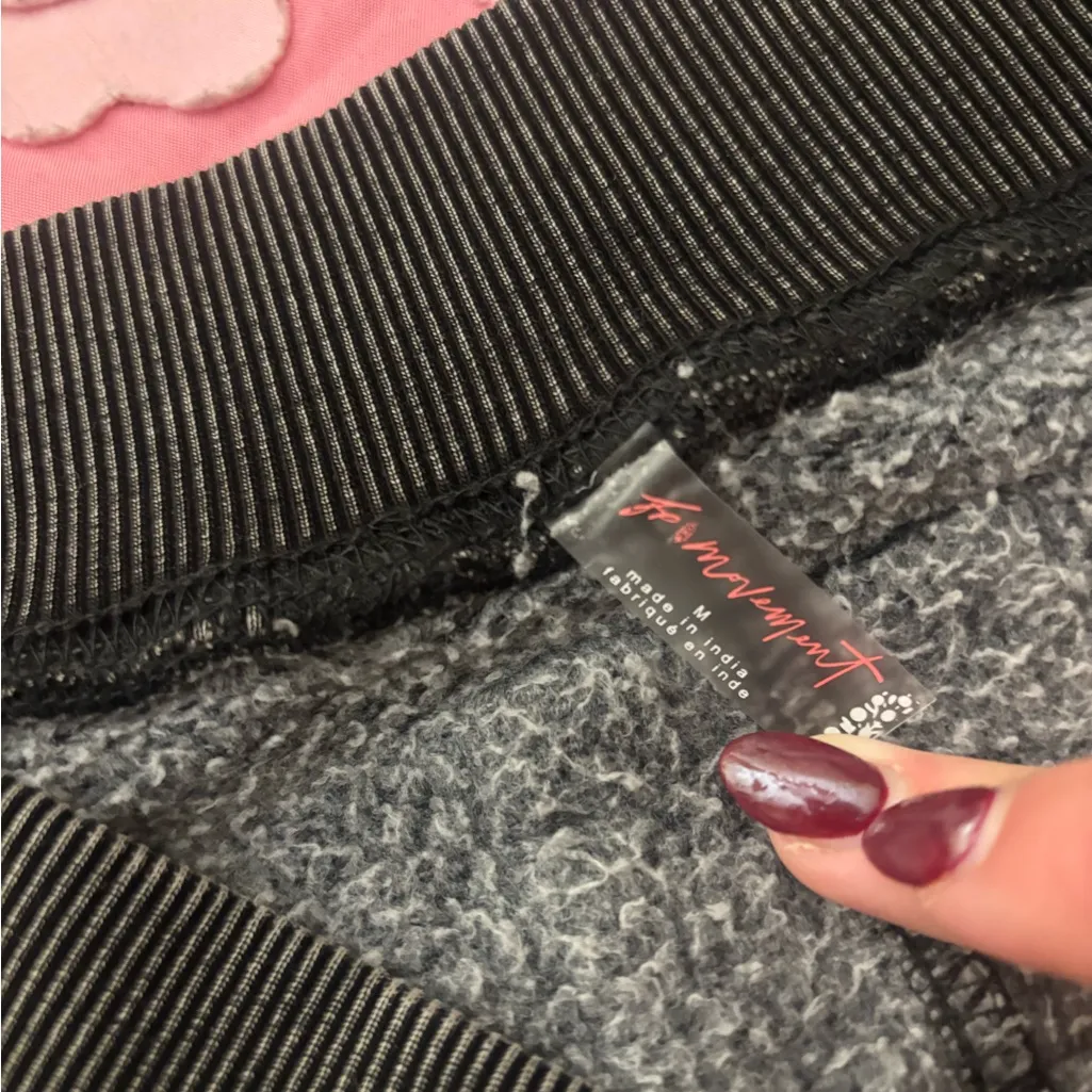 Free People Charcoal Jumpsuit - Image 4