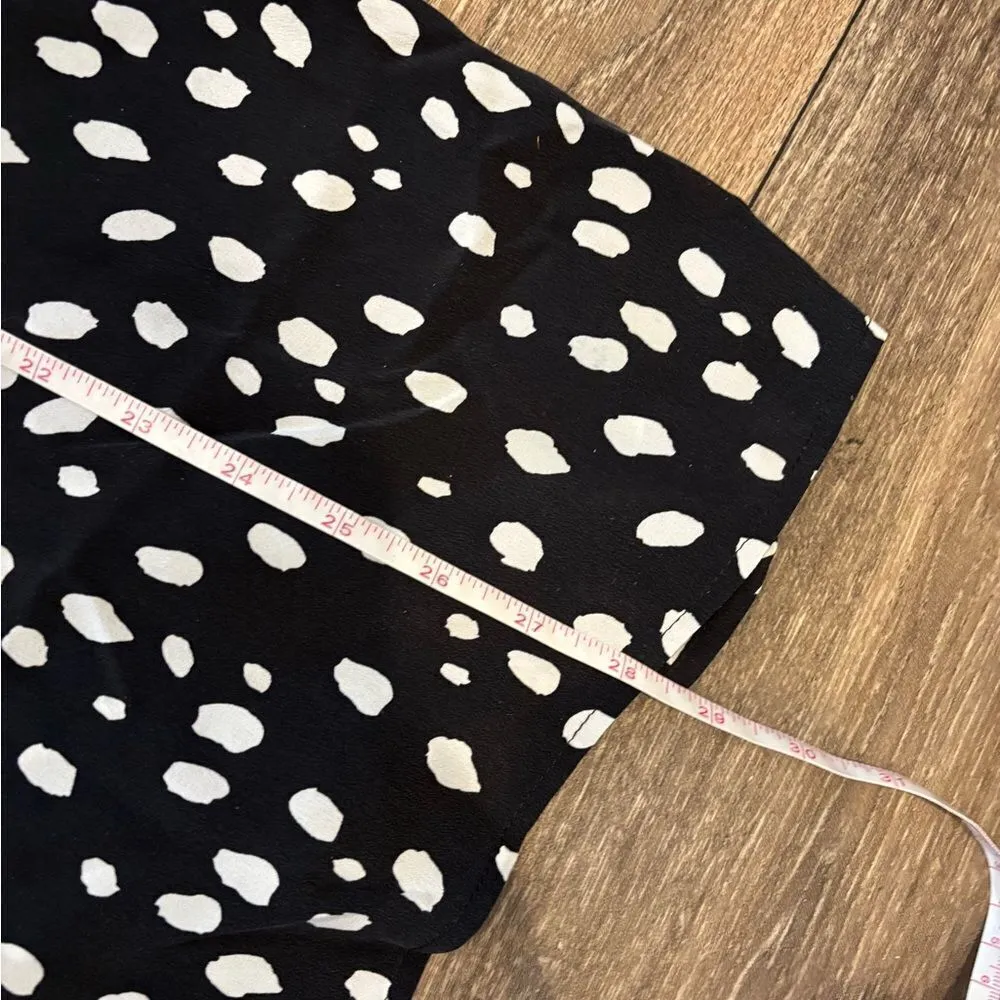 Amour Vert Black White Spotted Sleeveless Pullover Top Blouse NWT Size 1X - Image 6