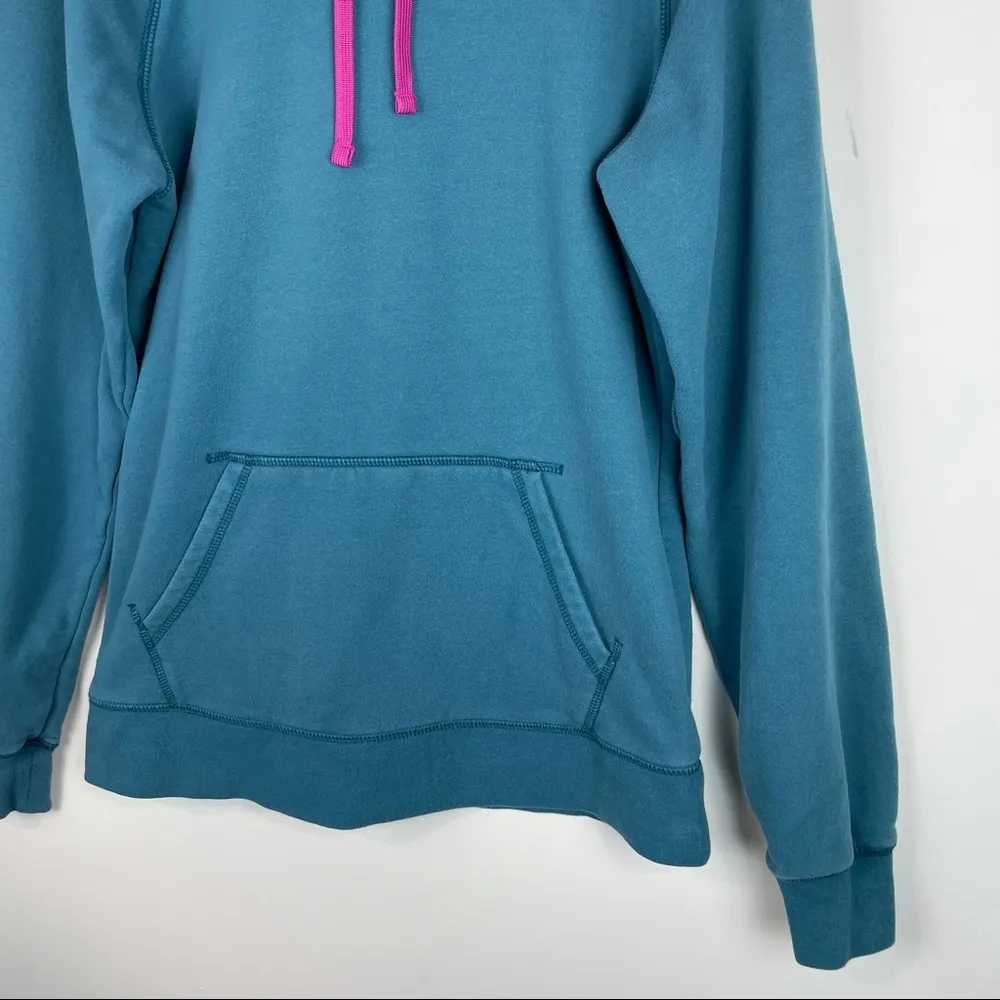 The North Face Teal Blue Pink Pullover Hoodie - Image 5