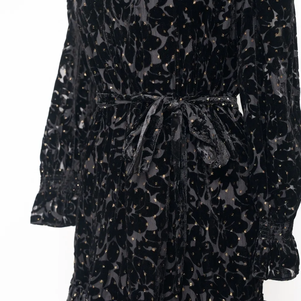 Alex Marie Skyler -  Velvet Smocked Cocktail Dress - Image 7