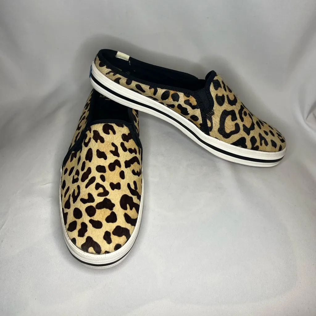 Keds x Kate Spade Leopard Print Slip-On Sneakers NWOT - Image 2
