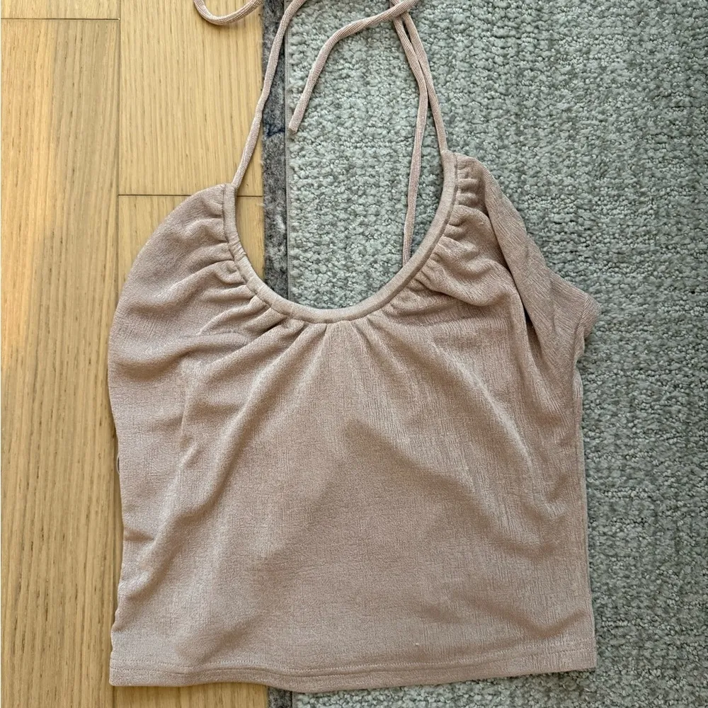 superdown  Beige Gathered Top - Image 5