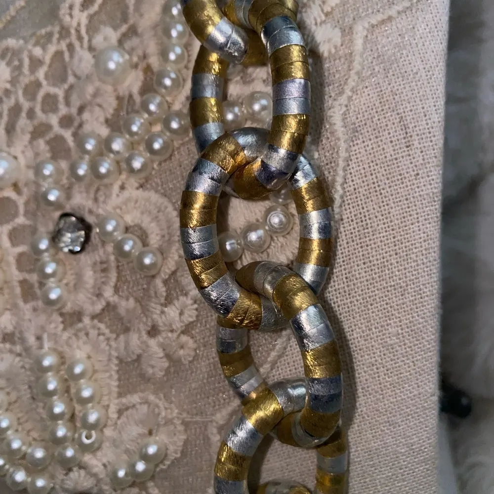 NWT $58 Chico’s Elegant Gold and Silver Chain Necklace - Image 3