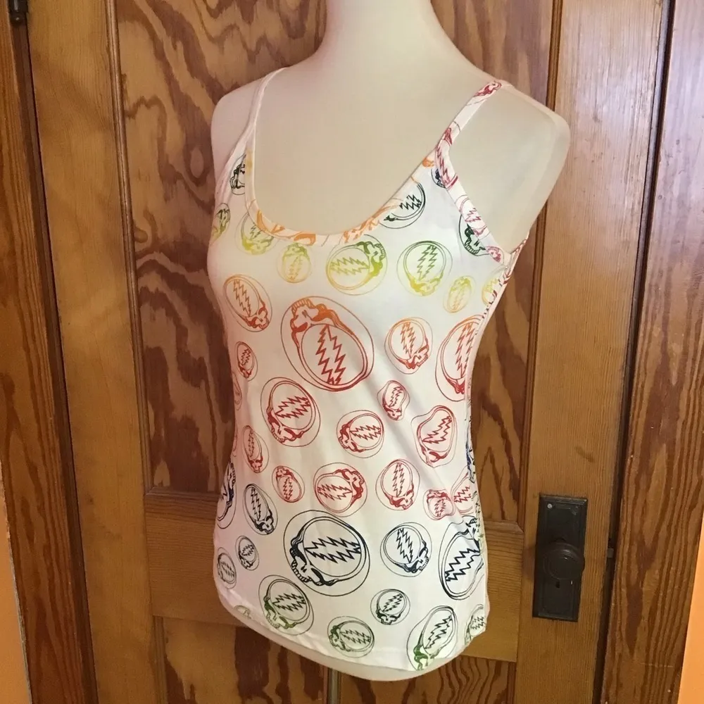 Rainbow steal your face tank top NWT - Image 6