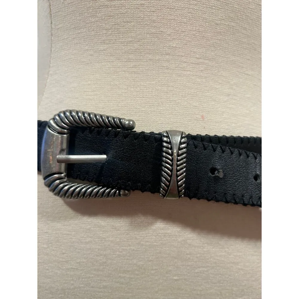 Western Style Buckle Vegan Leather Belt Cowgirl - Image 3